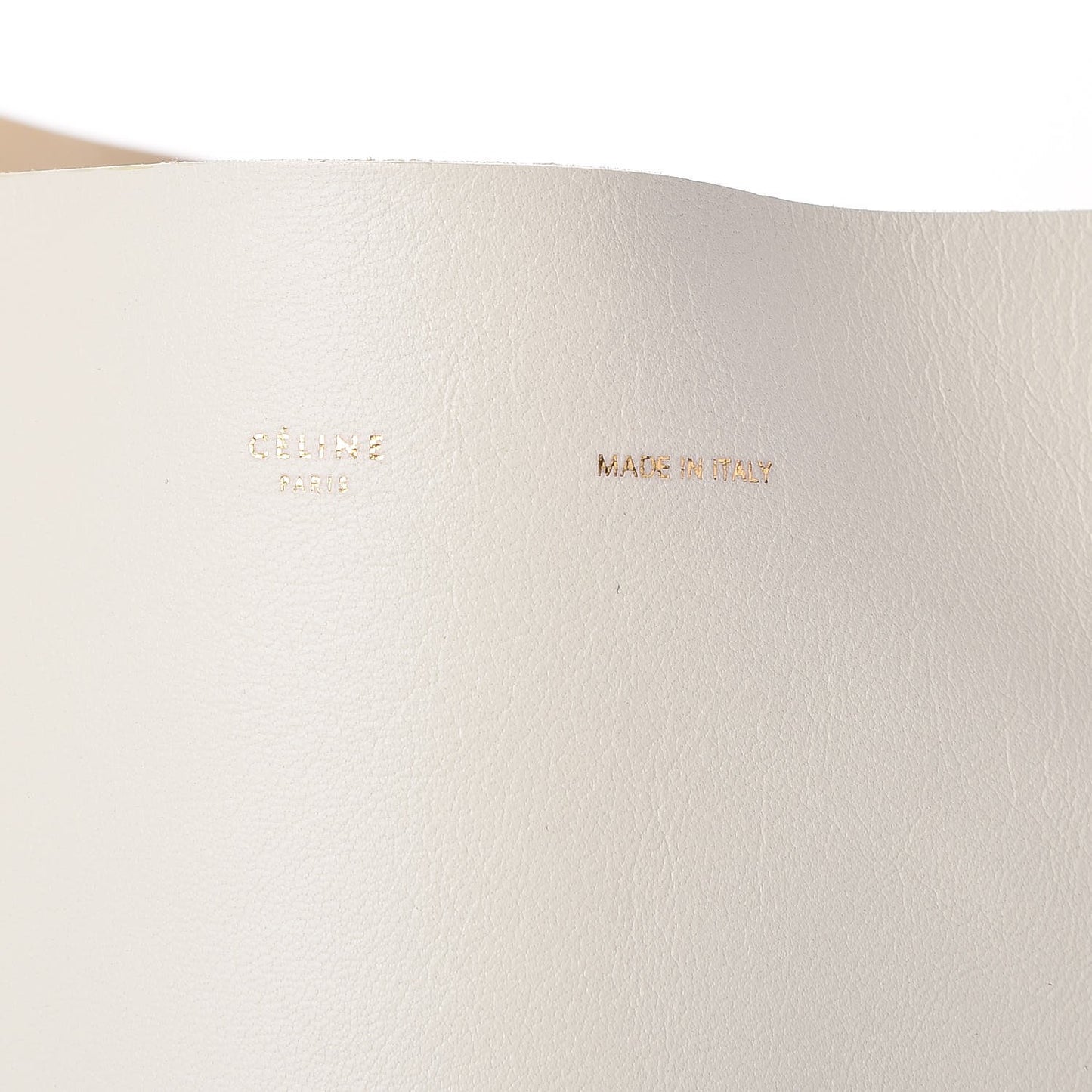 Lambskin Horizontal Bi-Cabas White Black