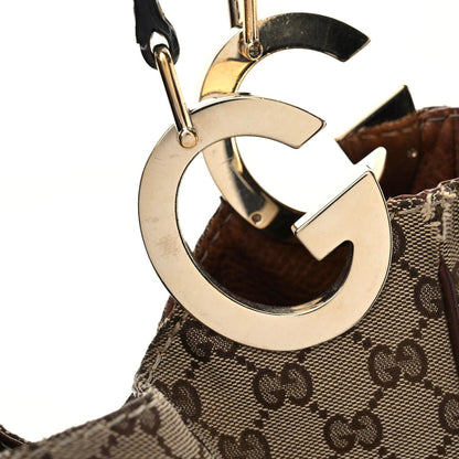 Gucci Monogram Medium Charlotte Hobo Brown 13 of 17