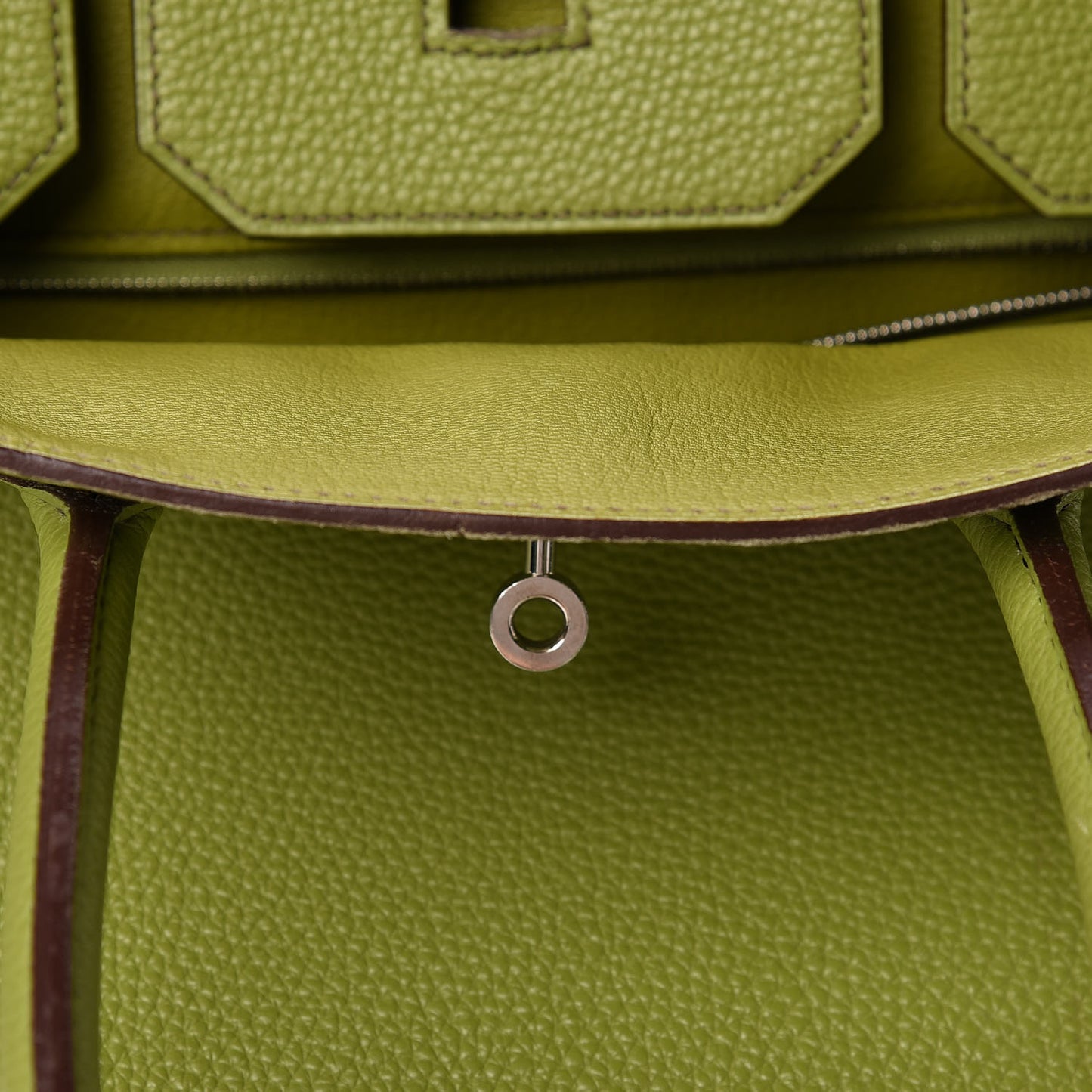 Togo Birkin 35 Vert Anis
