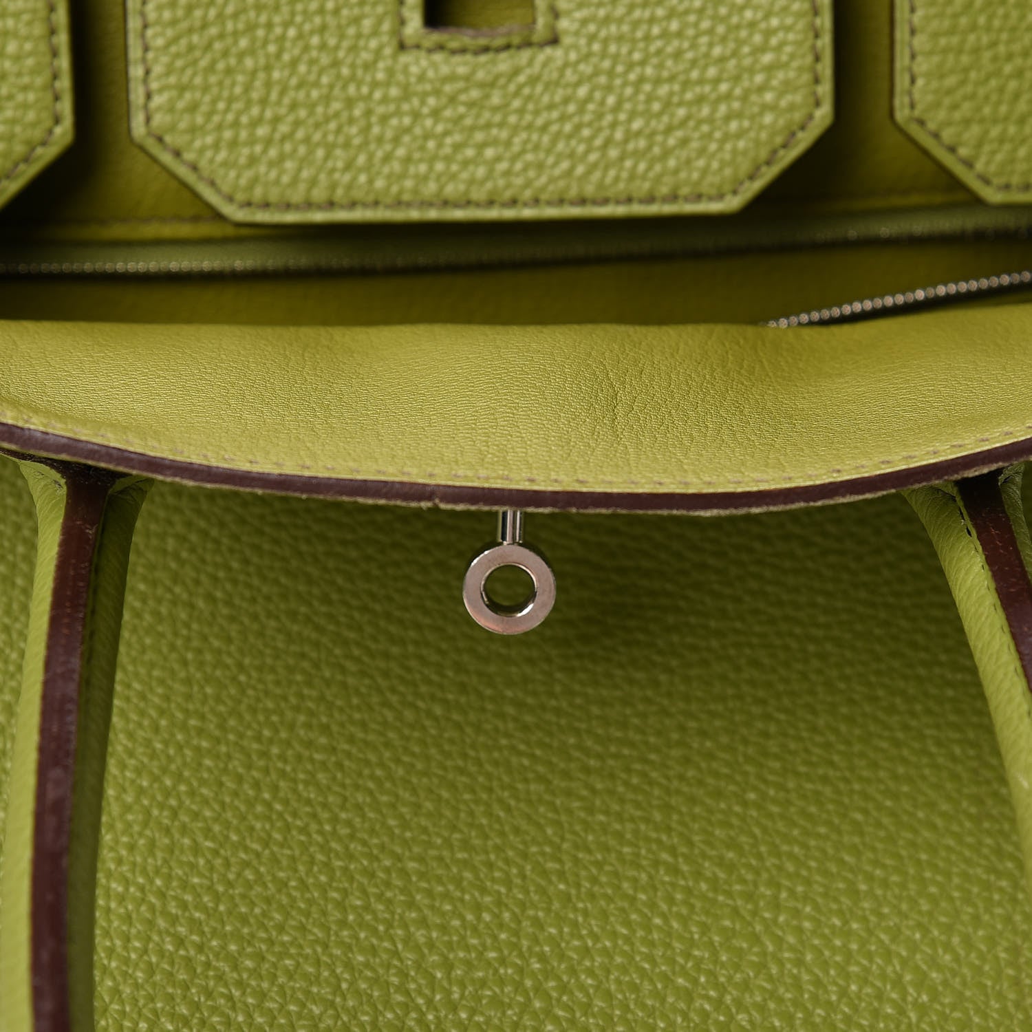 Hermes Togo Birkin 35 Vert Anis 35 of 53