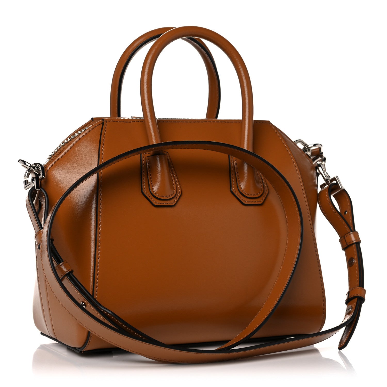 Givenchy Shiny Lord Calfskin Mini Antigona Camel 3 of 10