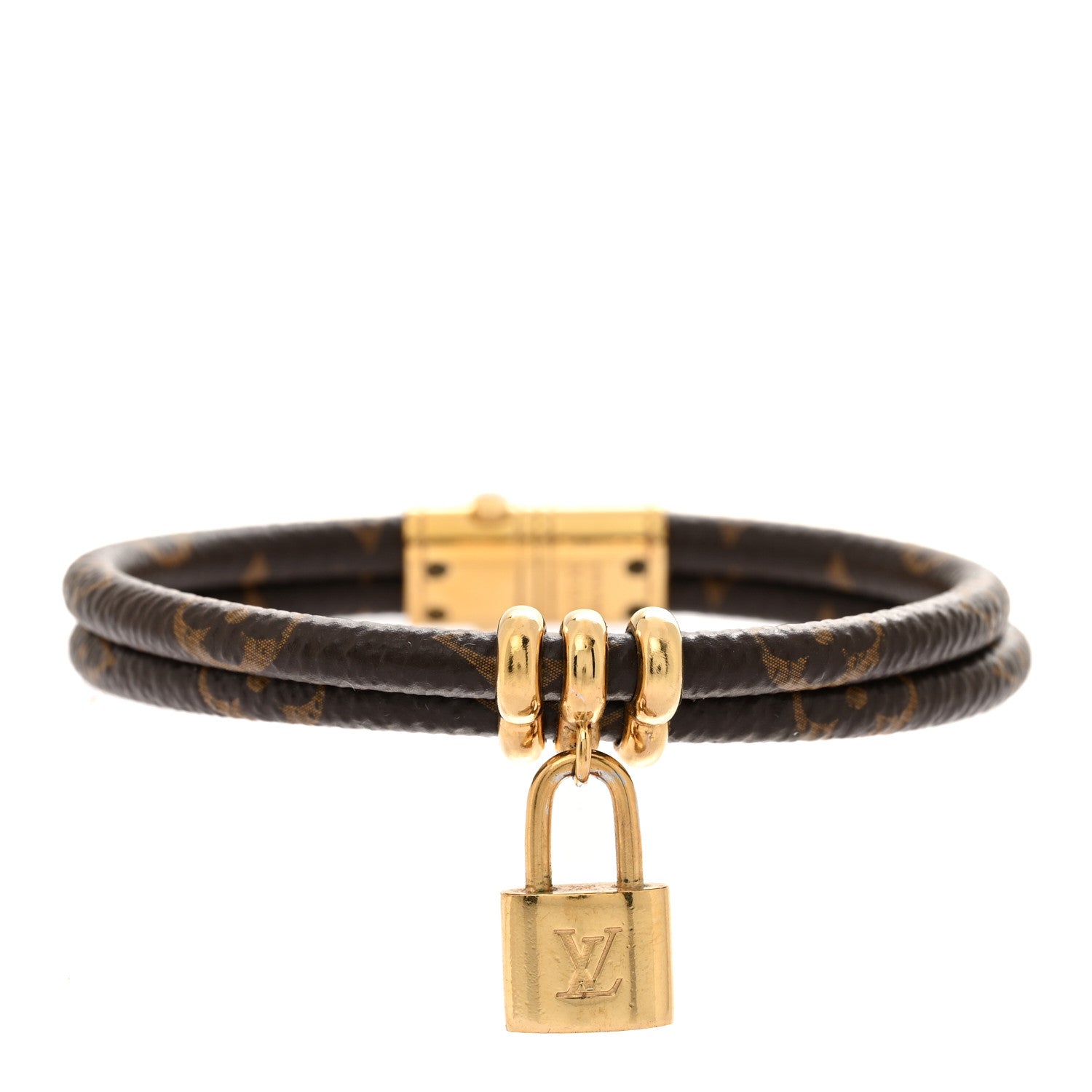 Louis Vuitton Monogram Keep It Twice Bracelet 17 1 of 5