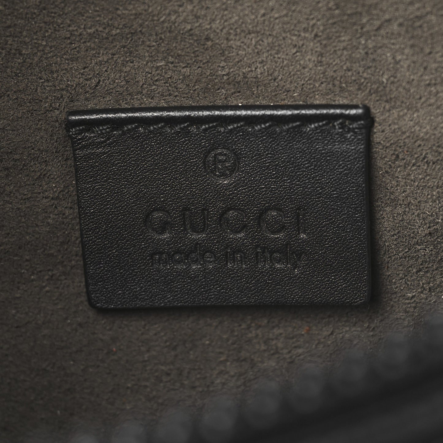 GG Supreme Monogram Belt Bag Black