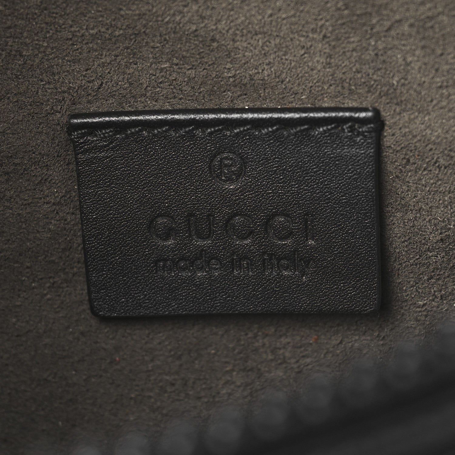 Gucci GG Supreme Monogram Belt Bag Black 6 of 10