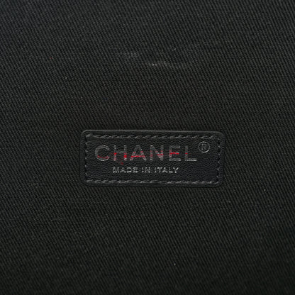 Chanel Caviar Stitched Bowtie Drawing Portfolio Dark White Black 6 of 9