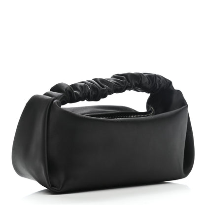 Alexander Wang Satin Mini Scrunchie Bag Black 3 of 6