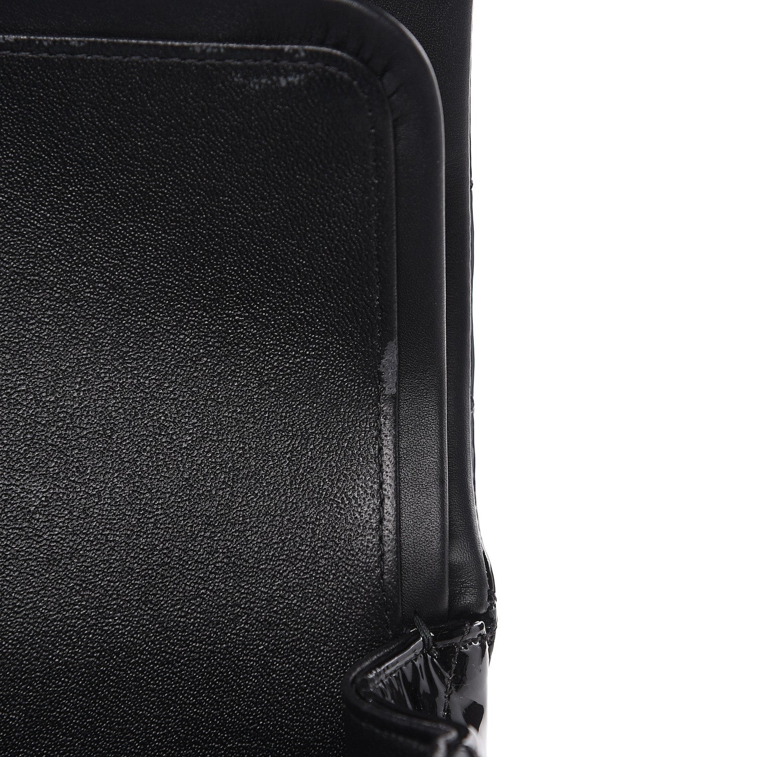 Chanel Patent Quilted Medium Double Flap Black 14 of 14