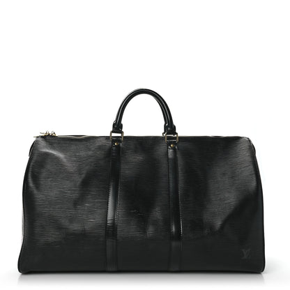 Louis Vuitton Epi Keepall 50 Black 1 of 12