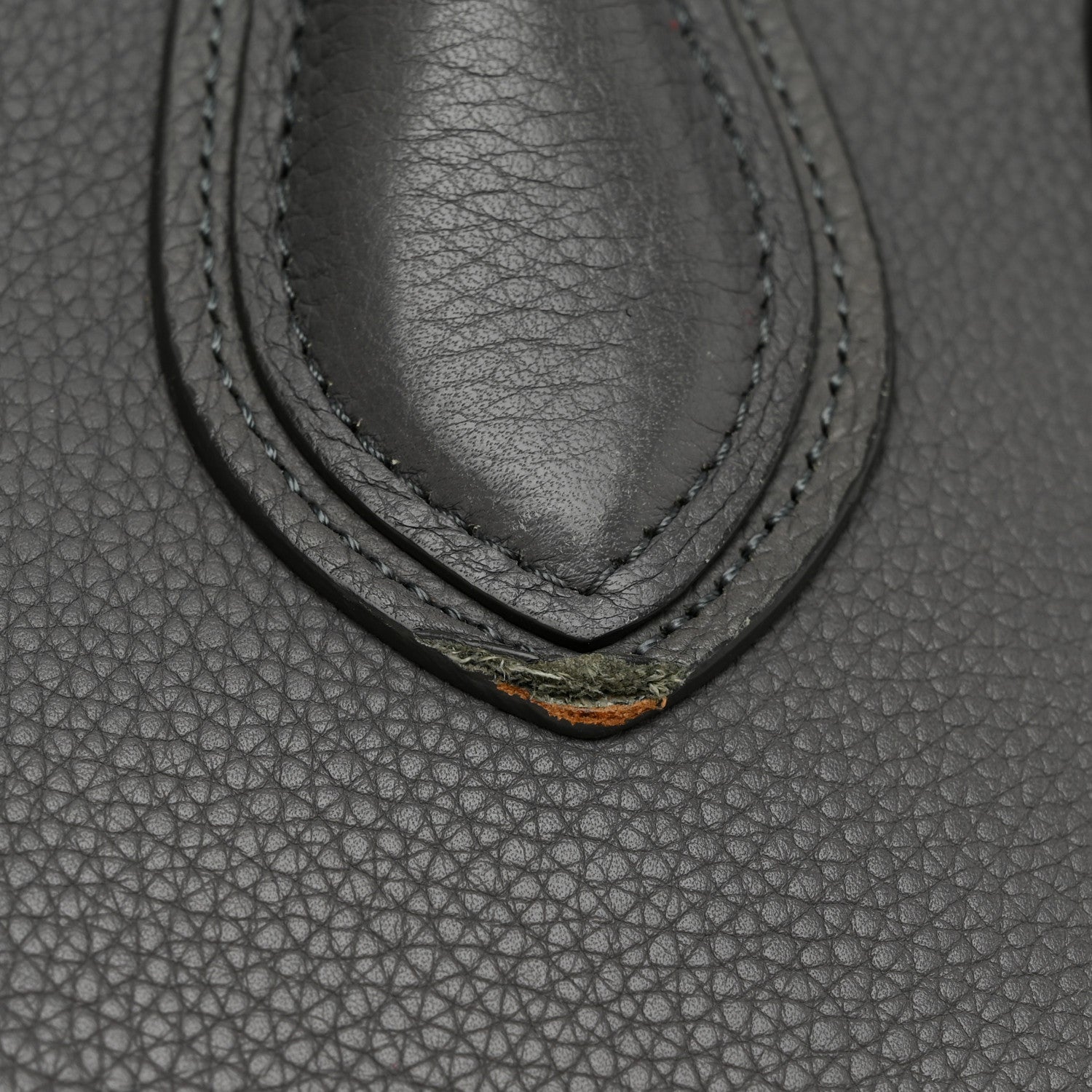 Celine Baby Drummed Calfskin Micro Luggage Kohl 16 of 17