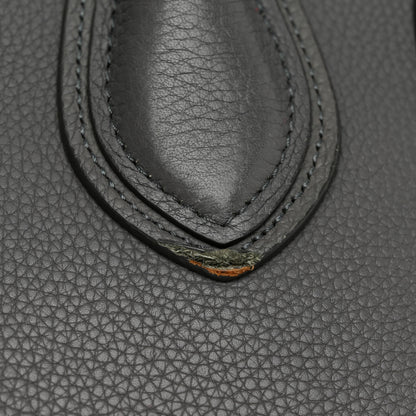 Celine Baby Drummed Calfskin Micro Luggage Kohl 16 of 17