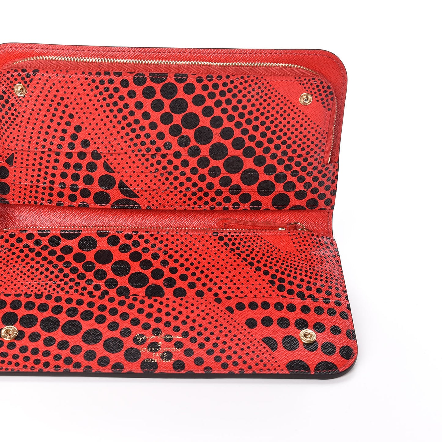 Monogram Kusama Waves Insolite Wallet Red
