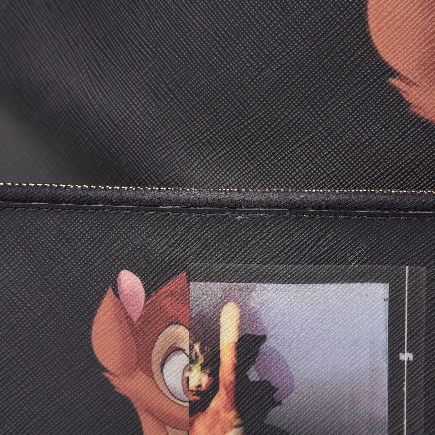 Givenchy Textured Coated Canvas Bambi Print Large Antigona Tote Black 21 of 23