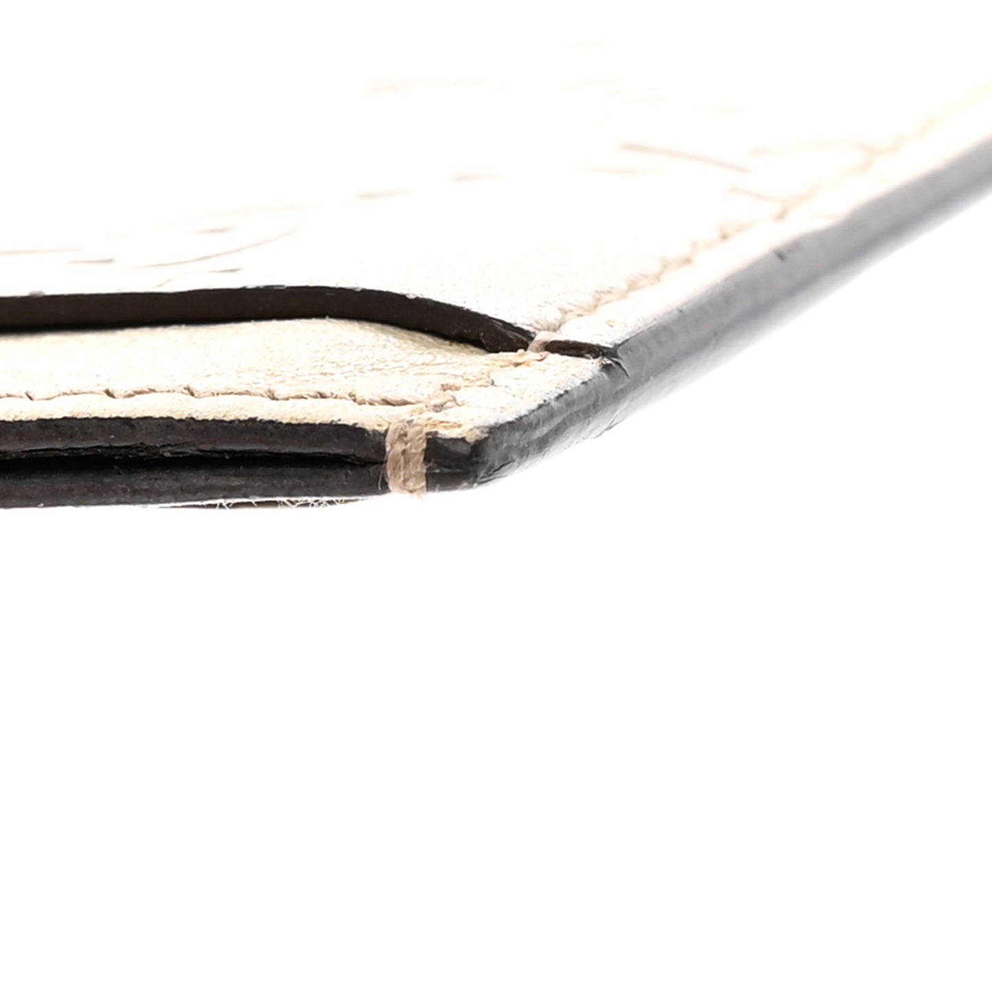 Guccissima Card Holder White