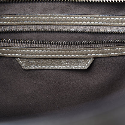 Celine Drummed Calfskin Mini Luggage Souris 5 of 9