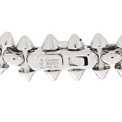 Cartier 18K White Gold Medium Clash De Cartier Flexible Bracelet 17 3 of 3