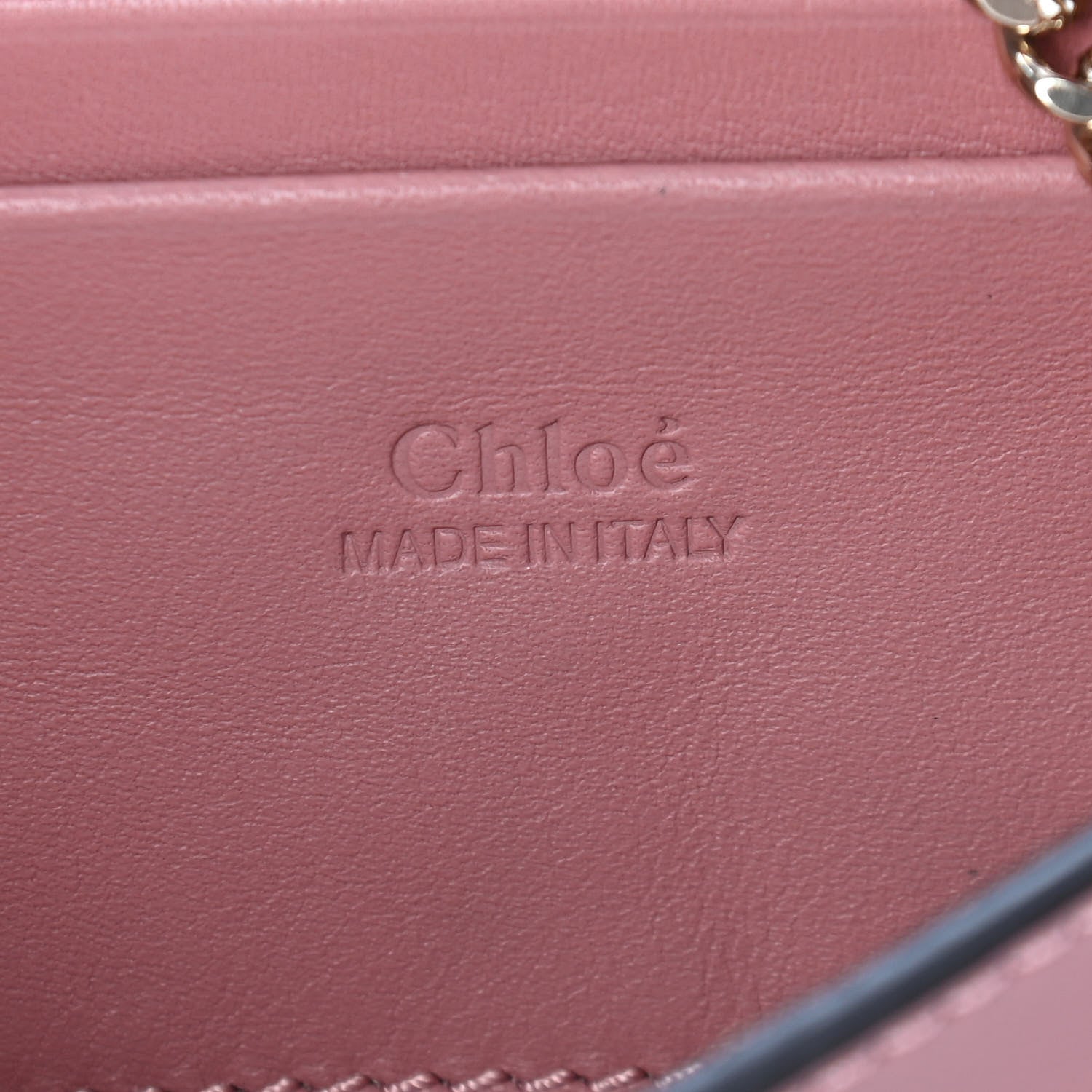 Chloe Calfskin Mini Faye Shoulder Bag Washed Pink 6 of 10