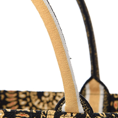 Christian Dior Canvas Embroidered Dior Animals Giraffe Book Tote Yellow Multicolor 12 of 12