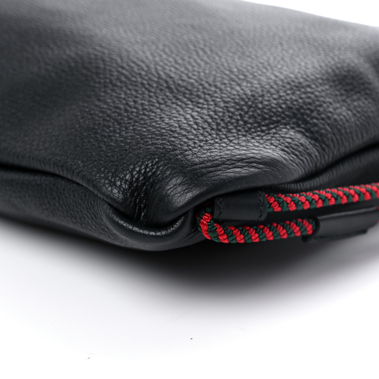 Gucci Calfskin Logo Drawstring Backpack Black 9 of 9