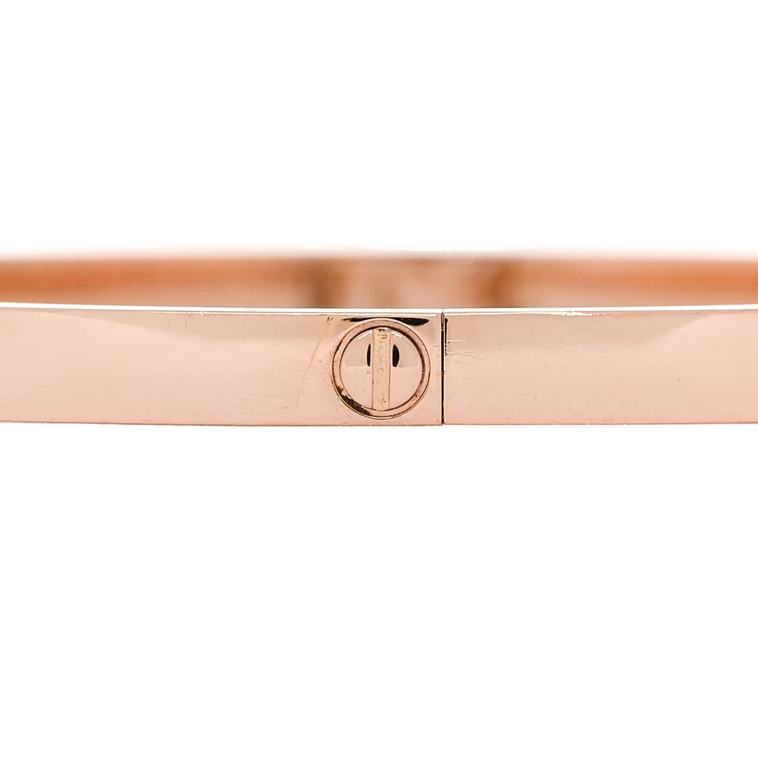 Cartier 18K Pink Gold Small LOVE Bracelet 17 4 of 8