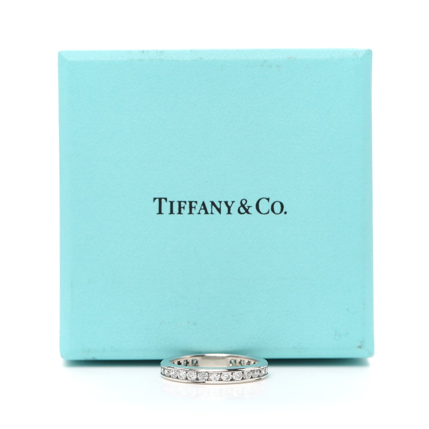 Platinum Diamond 1.00ctw Eternity Band Ring 53 6.5