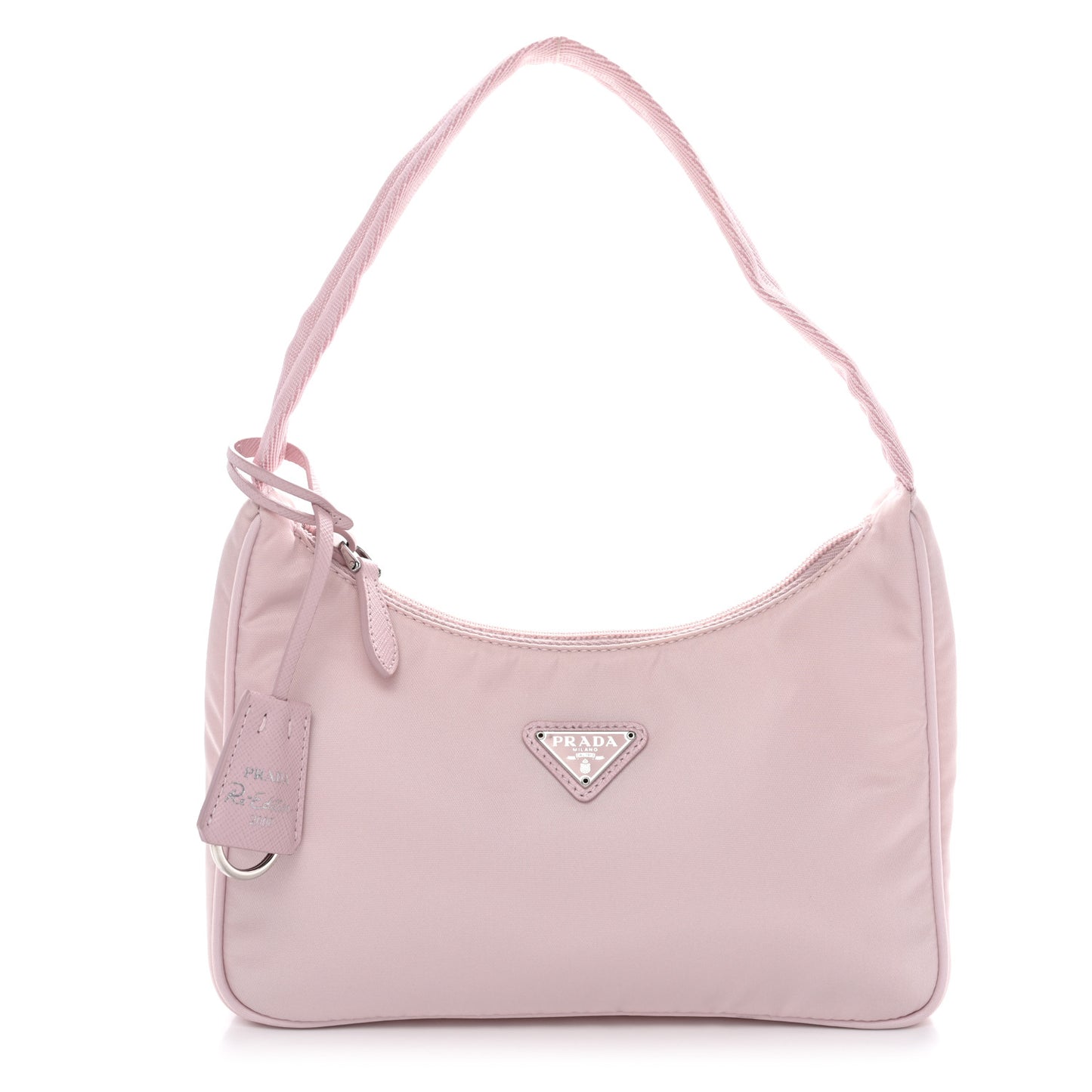 Tessuto Nylon Saffiano Re-Edition 2000 Bag Alabastro