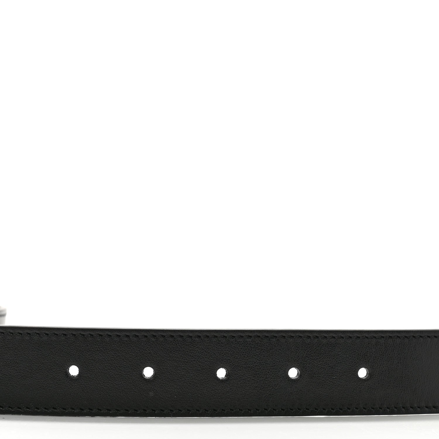 Gucci Calfskin Double G 30mm Belt 75 30 Black 3 of 7