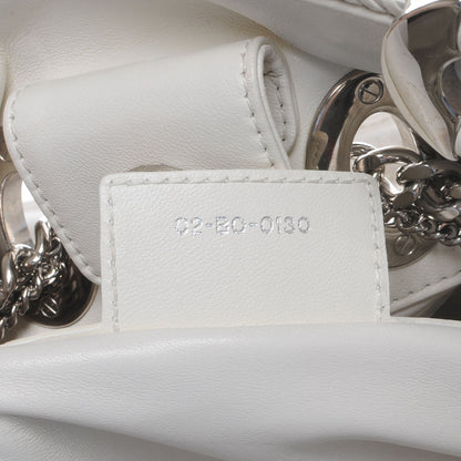Christian Dior Lambskin Cannage Overstitching Chri Chri Tote White 6 of 7