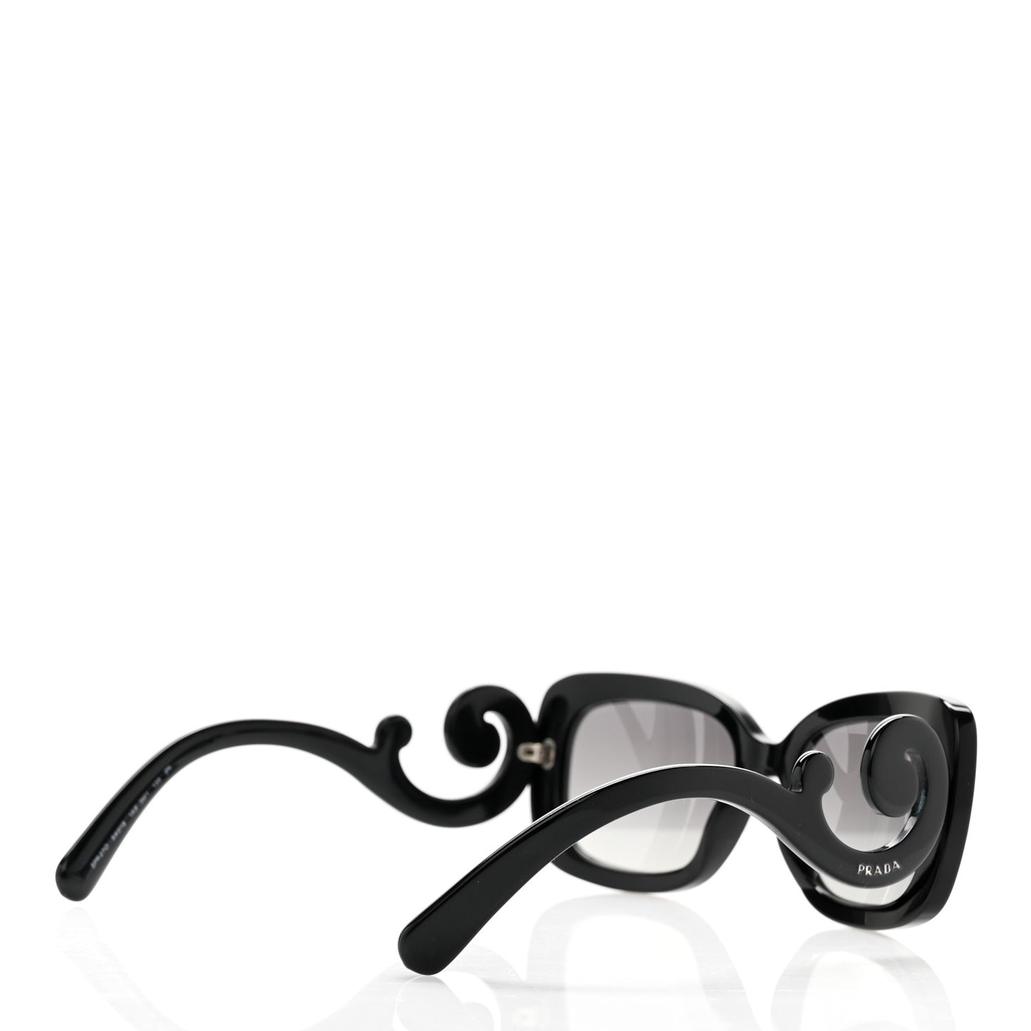 Acetate Baroque Sunglasses SPR 27O Black