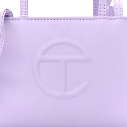 Telfar Vegan Leather Small Shopping Bag Lavender 8 of 11