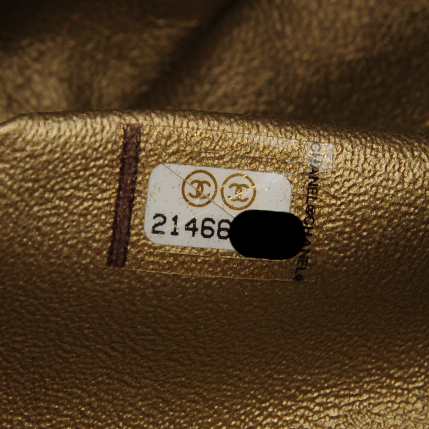 Chanel Pearly Caviar Quilted Mini Rectangular Flap Gold 8 of 8