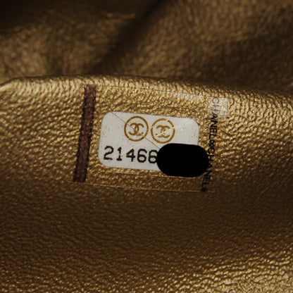 Chanel Pearly Caviar Quilted Mini Rectangular Flap Gold 8 of 8