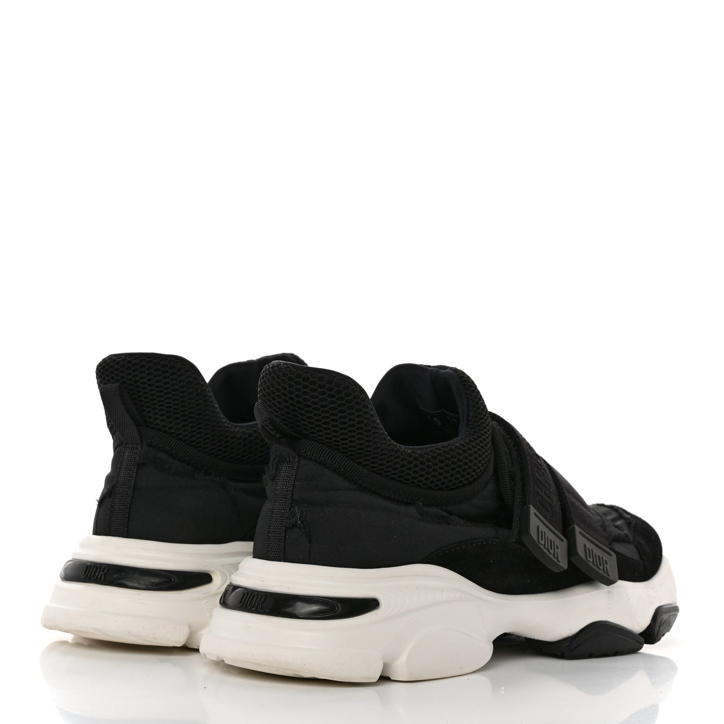 Technical Fabric Nylon Camouflage Womens D-Wander Sneakers 37 Black