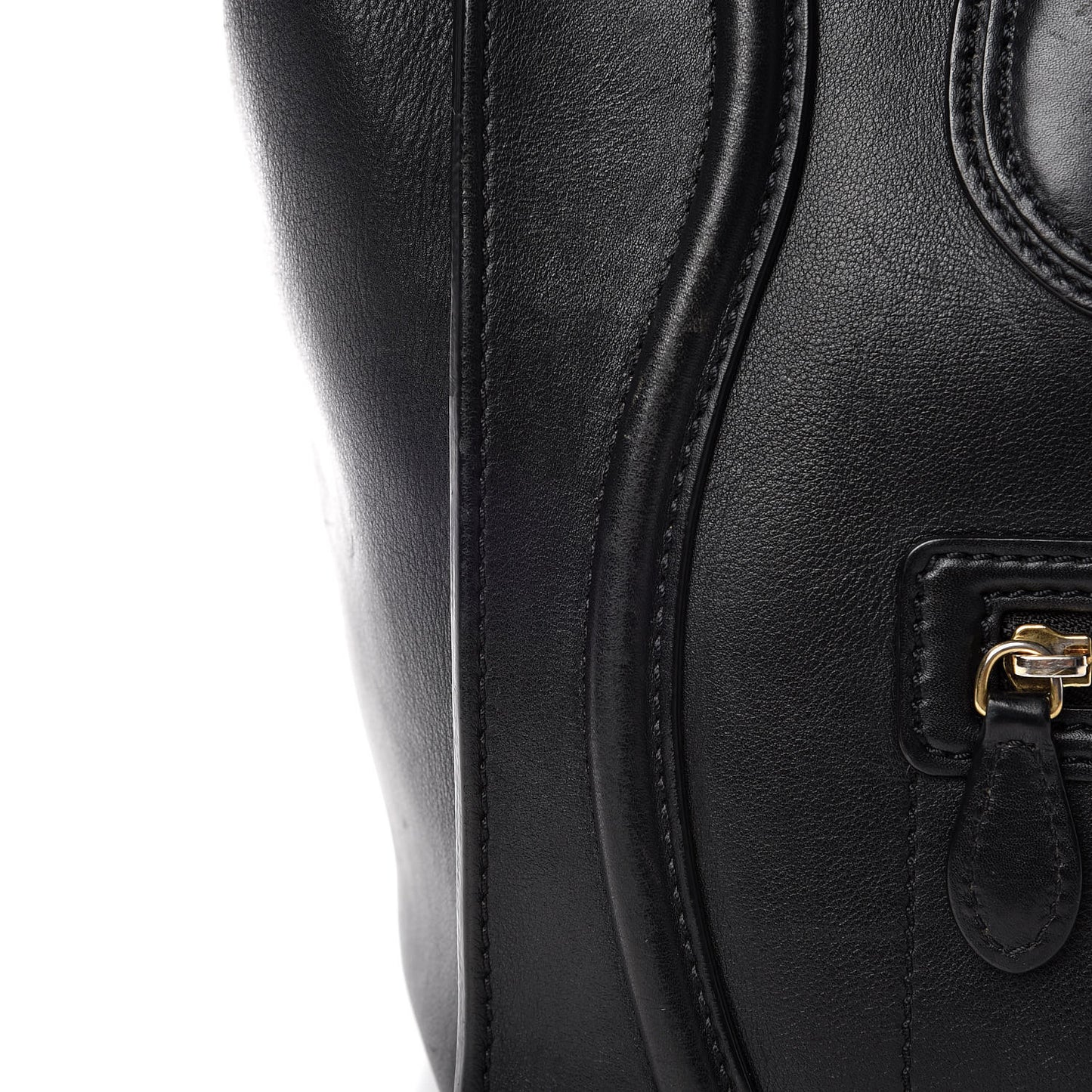 Smooth Calfskin Mini Luggage Black