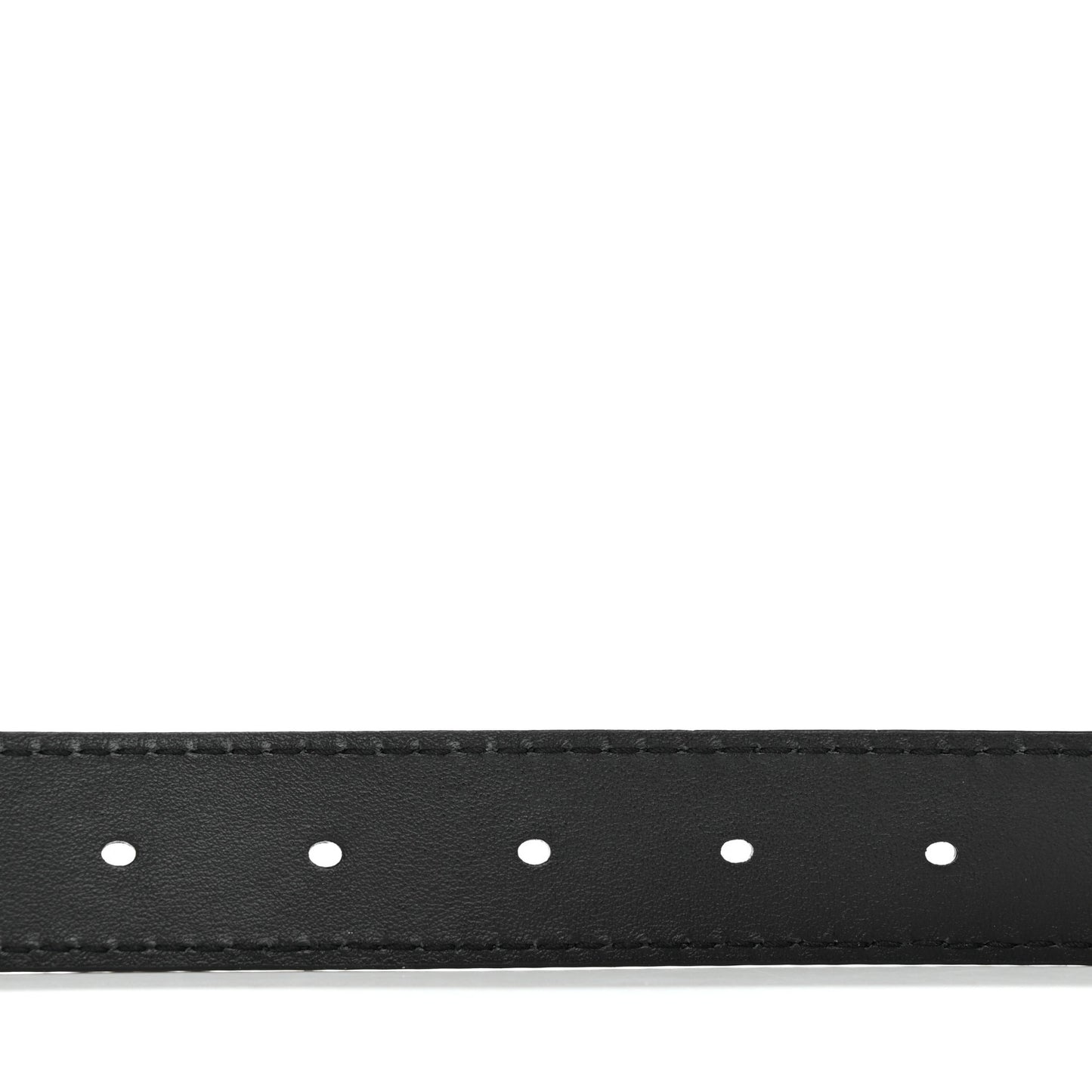 Calfskin D Fence Belt 80 32 Black