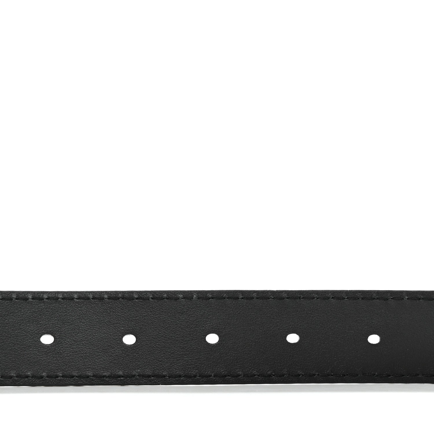 Christian Dior Calfskin D Fence Belt 80 32 Black 5 of 6