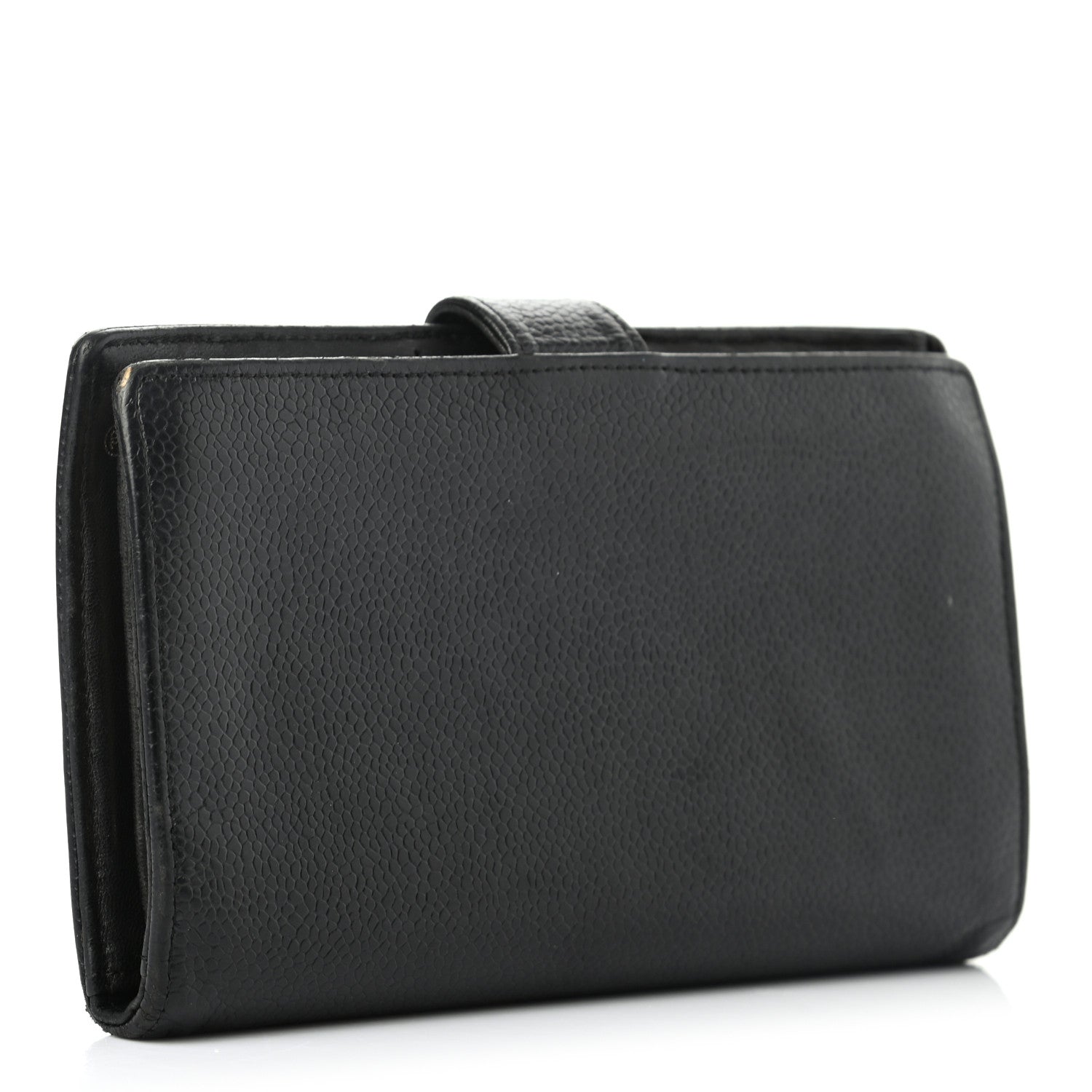 Chanel Caviar Timeless CC French Wallet Black 3 of 9