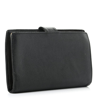 Chanel Caviar Timeless CC French Wallet Black 3 of 9