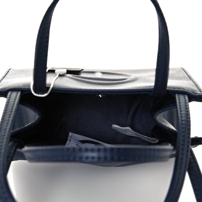 Telfar Vegan Leather Small Shopping Bag Navy 5 of 12
