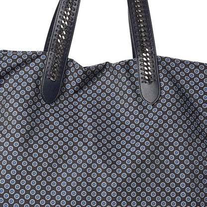 Stella McCartney Nylon Go Flower Print Falabella Tote Blue 7 of 9