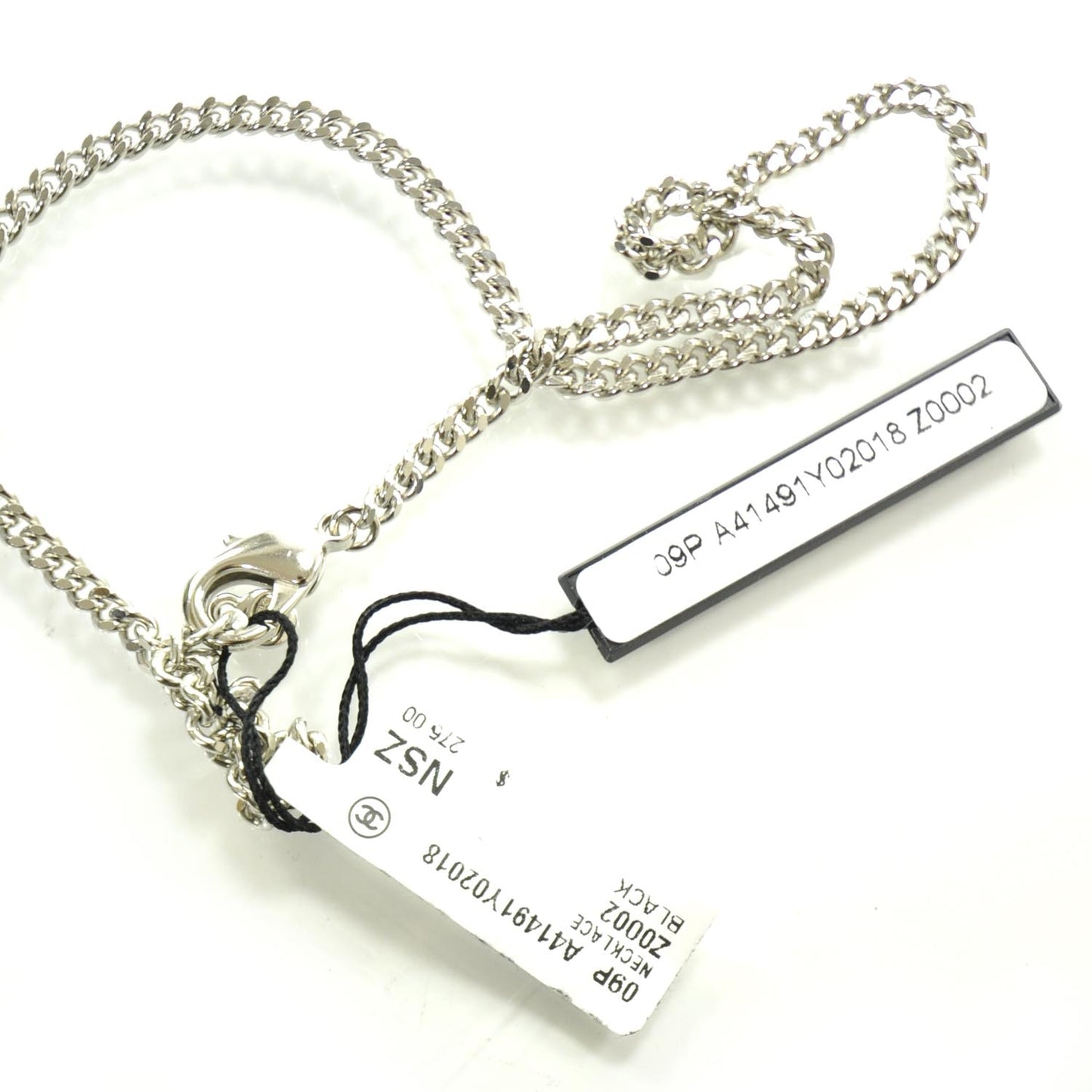 CC Army Dog Tag Necklace Silver 09P