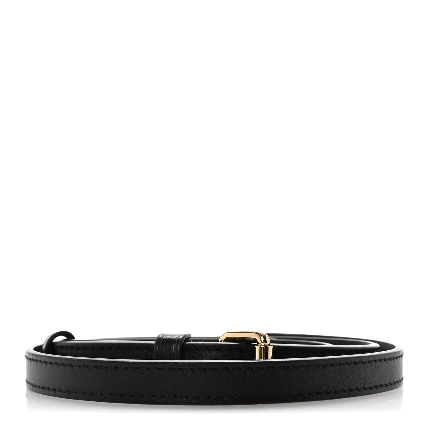 Calfskin 16mm Adjustable Shoulder Strap Black