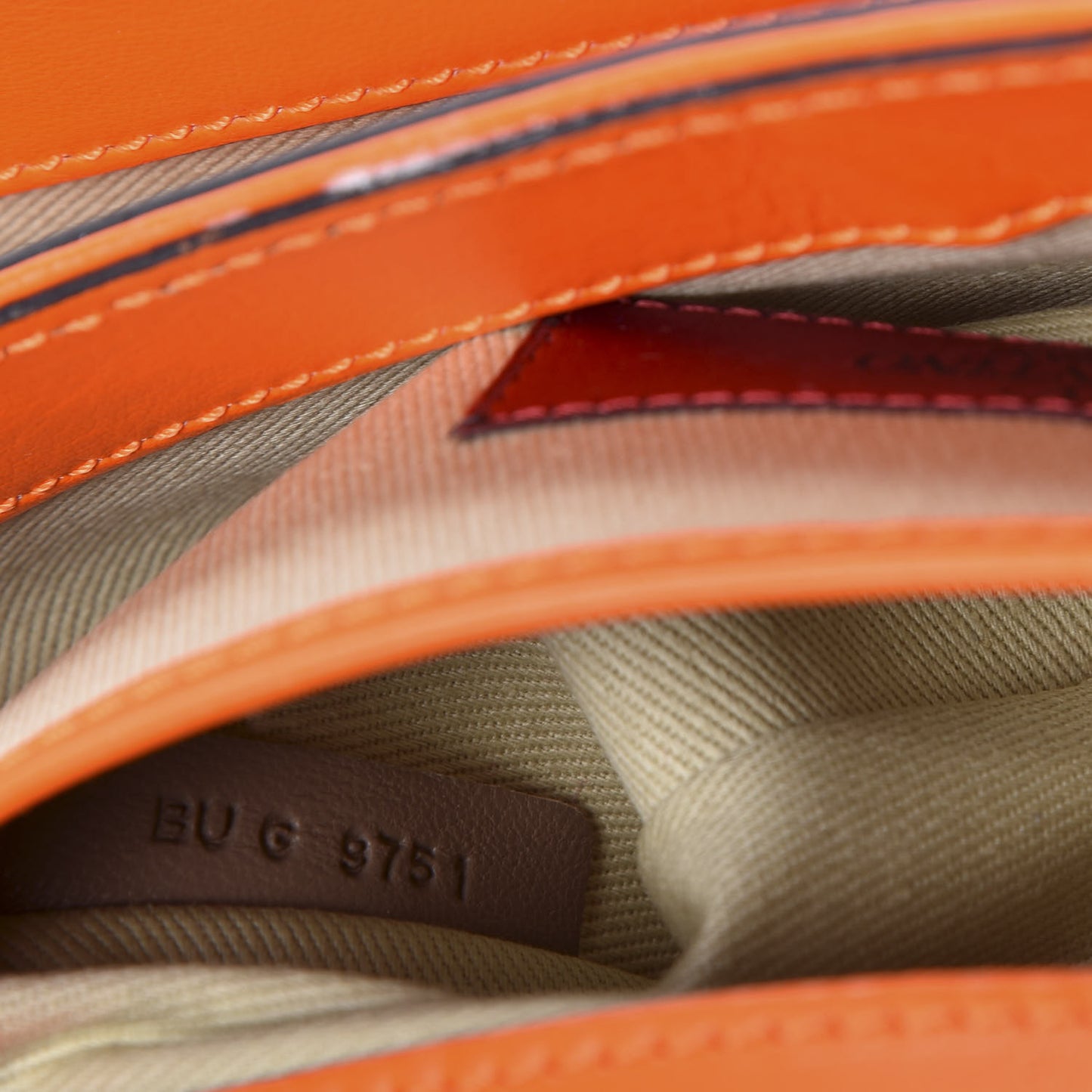 Calfskin Va Va Voom Shoulder Bag Orange