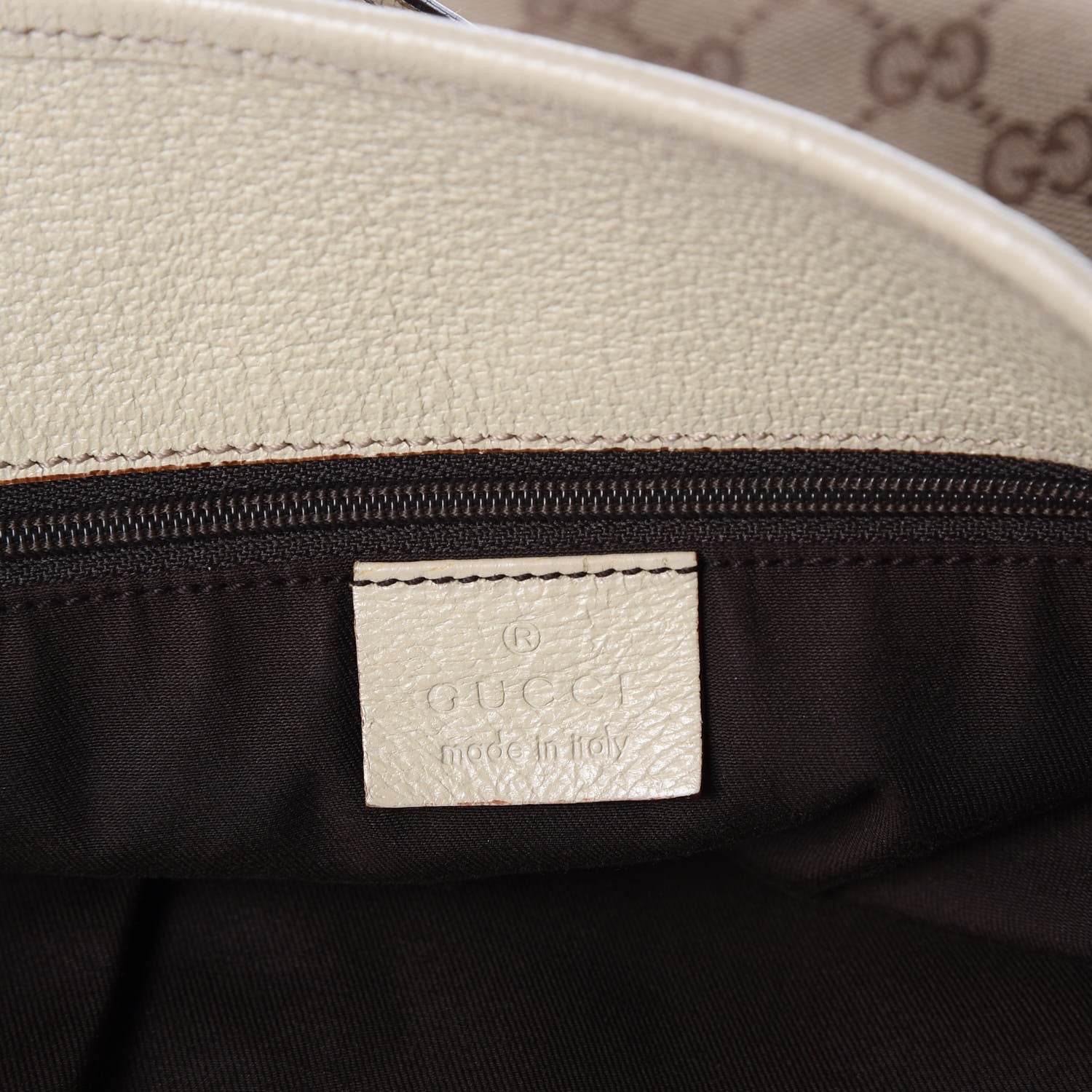Gucci Monogram Large Eclipse Tote Beige White 8 of 13