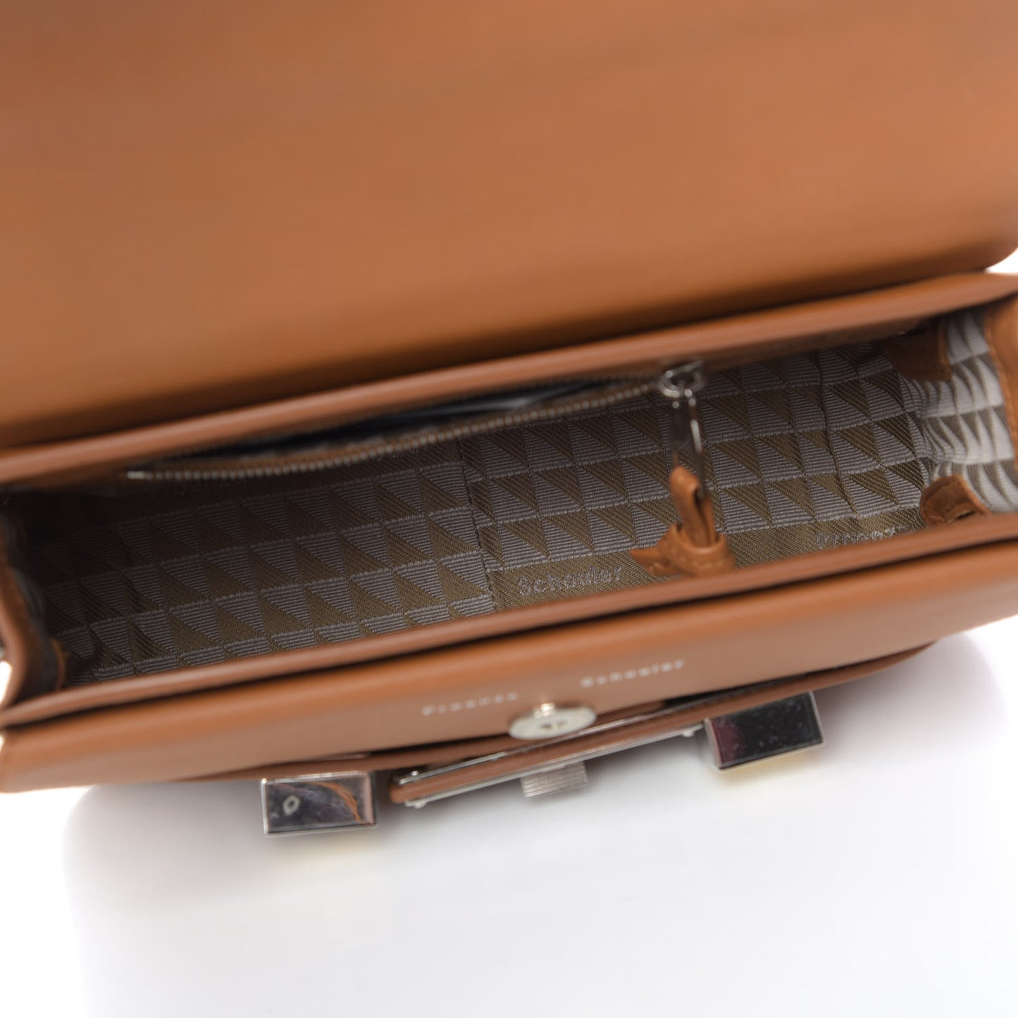 Smooth Calfskin Mini PS11 Classic Shoulder Bag Caramel