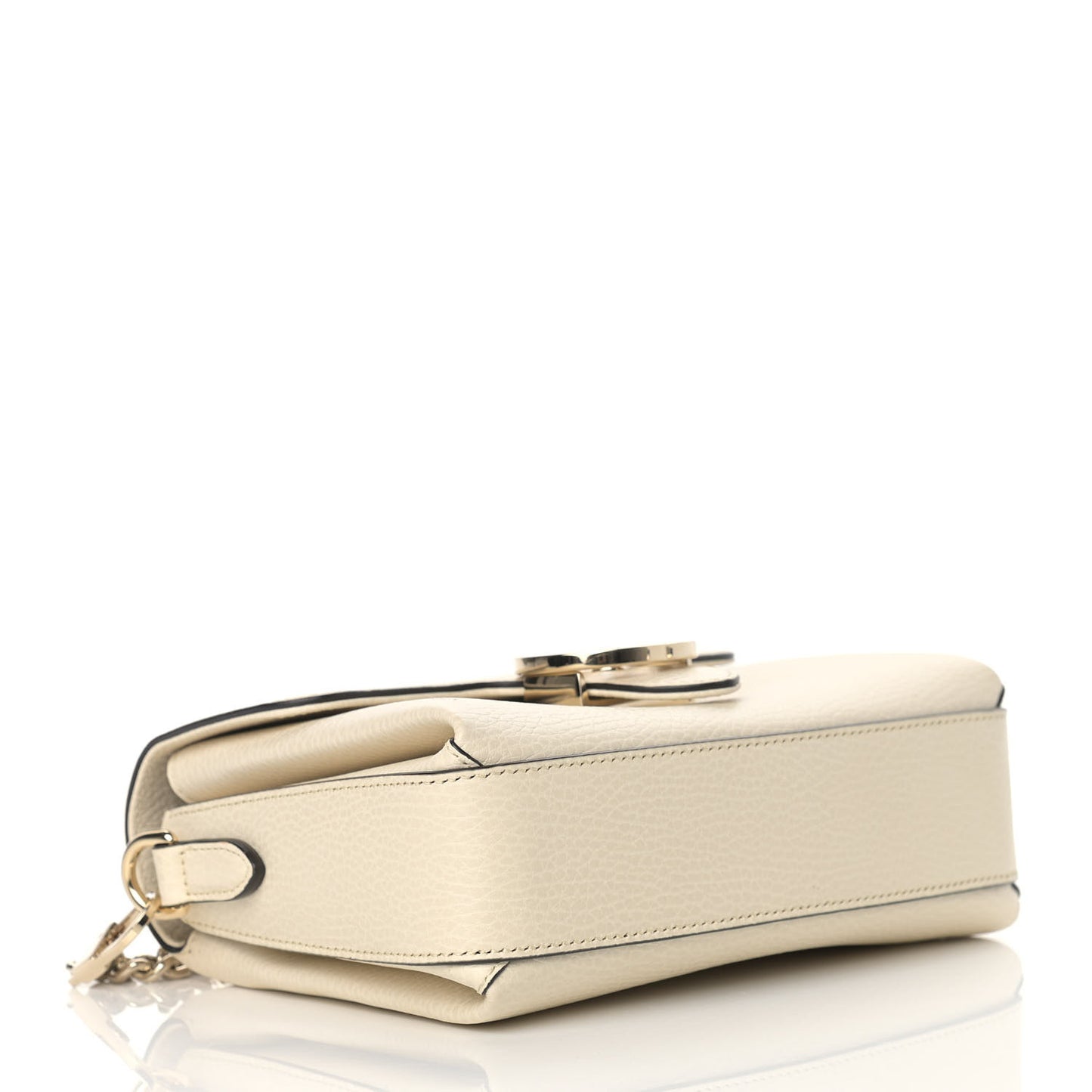 Dollar Calfskin Interlocking G Crossbody Bag Ivoire
