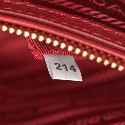 Prada Saffiano Small Galleria Double Zip Rosso 9 of 17