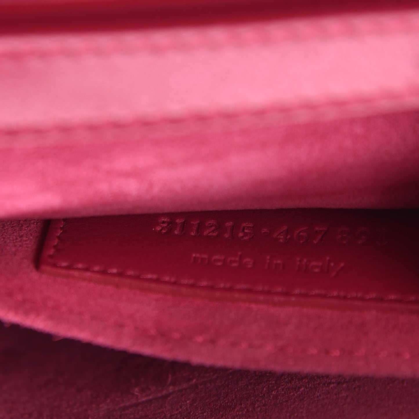 Calfskin Small Classic Y Satchel Bubblegum