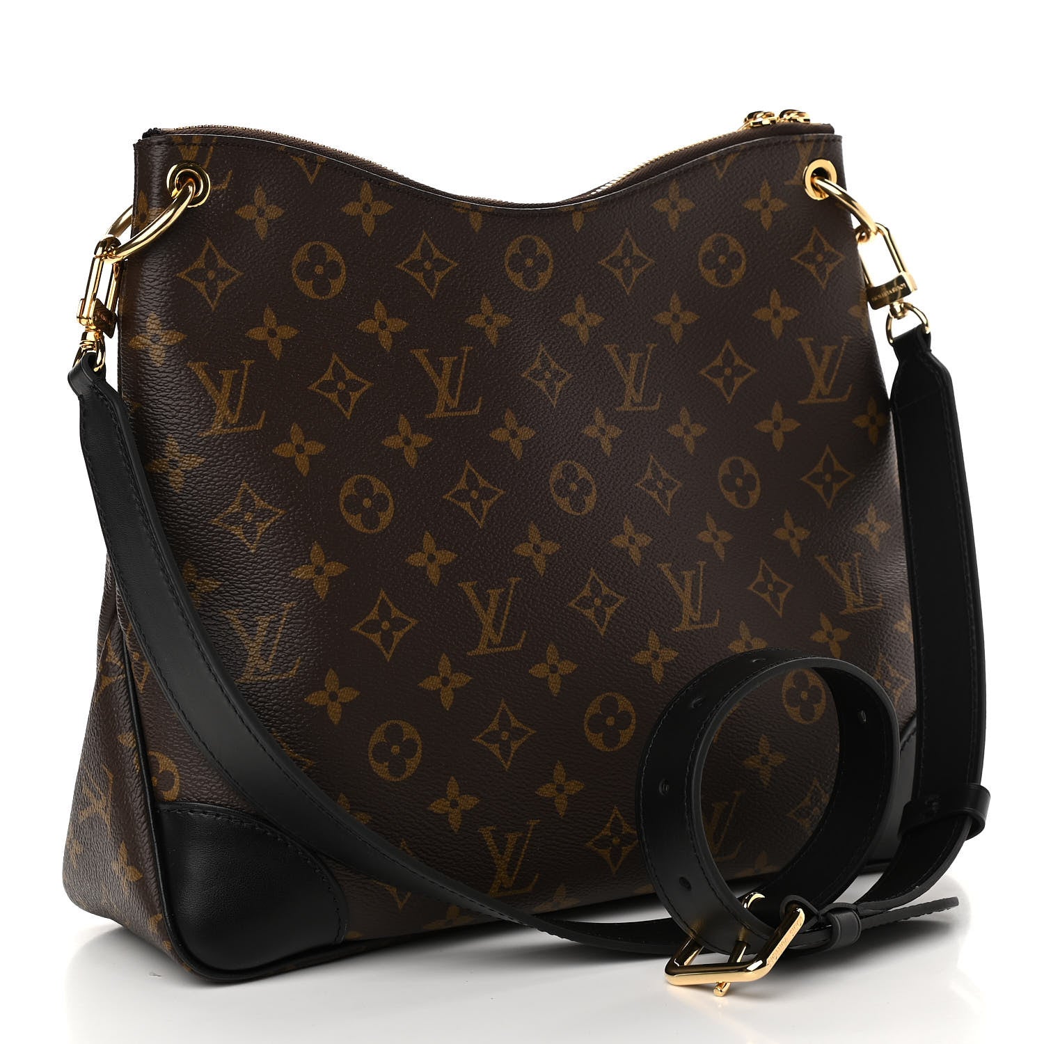 Louis Vuitton Monogram Odeon MM Black 3 of 10