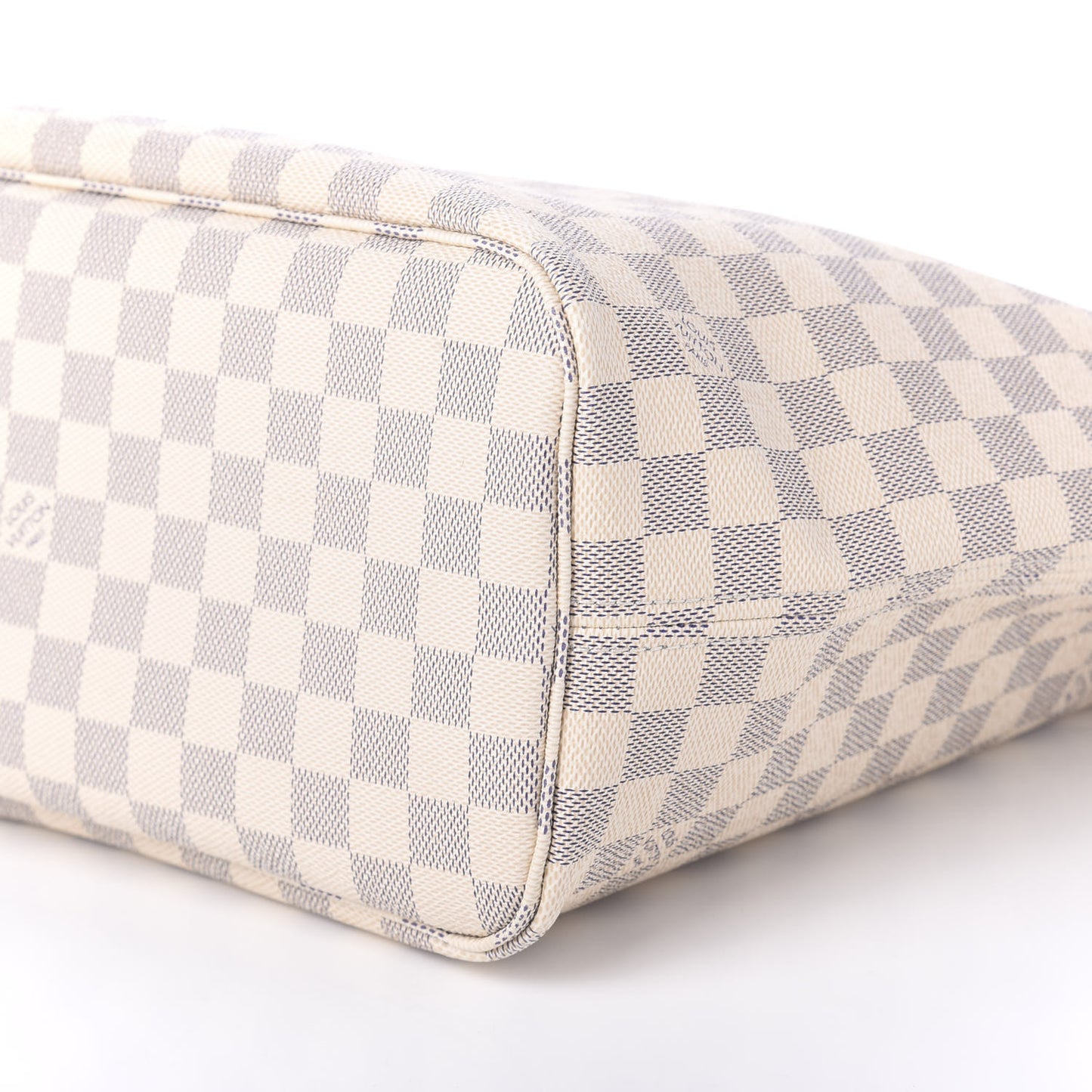 Damier Azur Neo Neverfull MM Rose Ballerine
