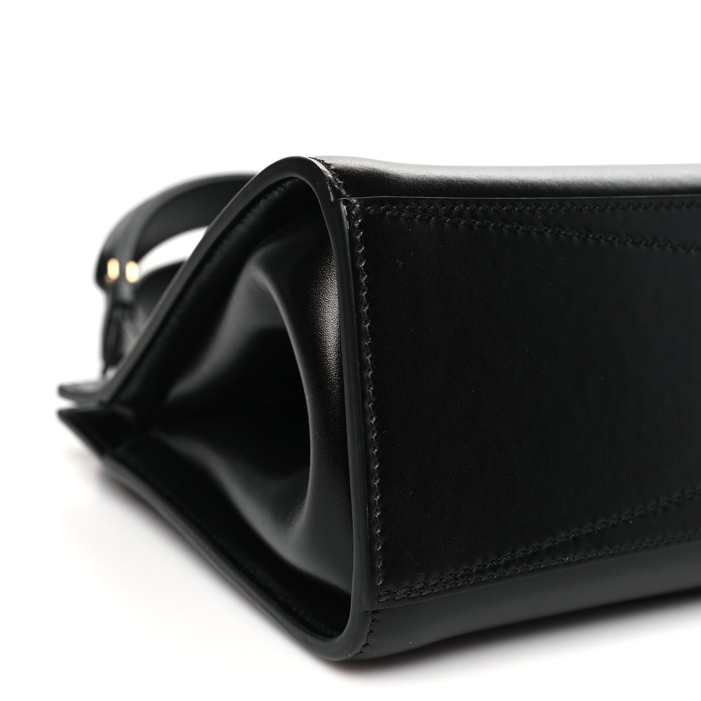 Calfskin Small Bespoke Shoulder Bag Black